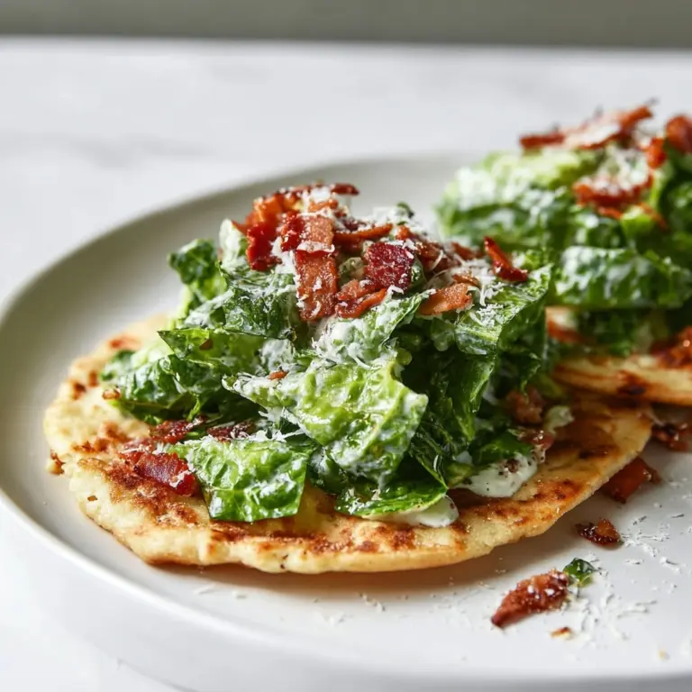 Smash Chicken Caesar Tacos Recipe