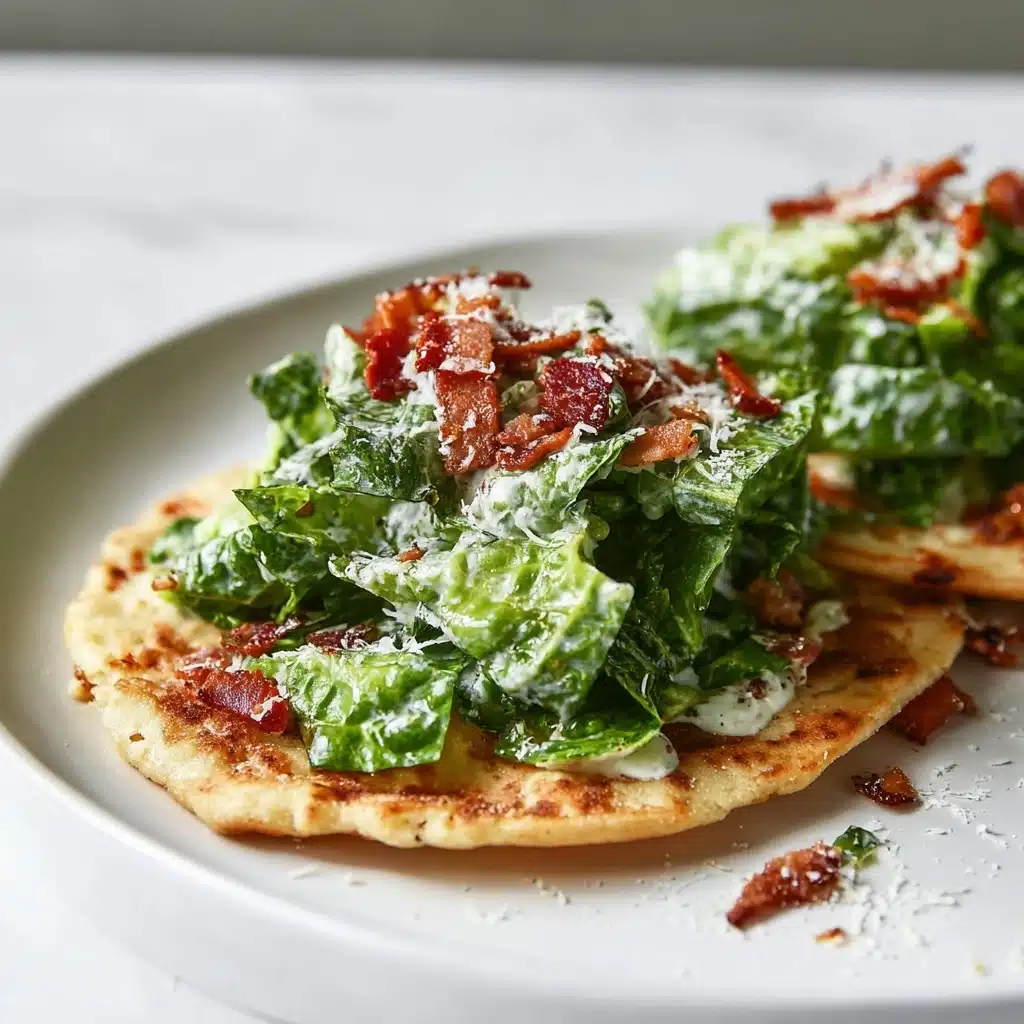 Smash Chicken Caesar Tacos Recipe
