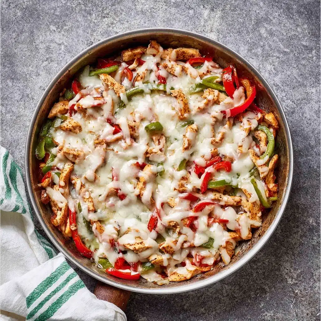 Chicken Cheesesteak Skillet Recipe - Recipe Image