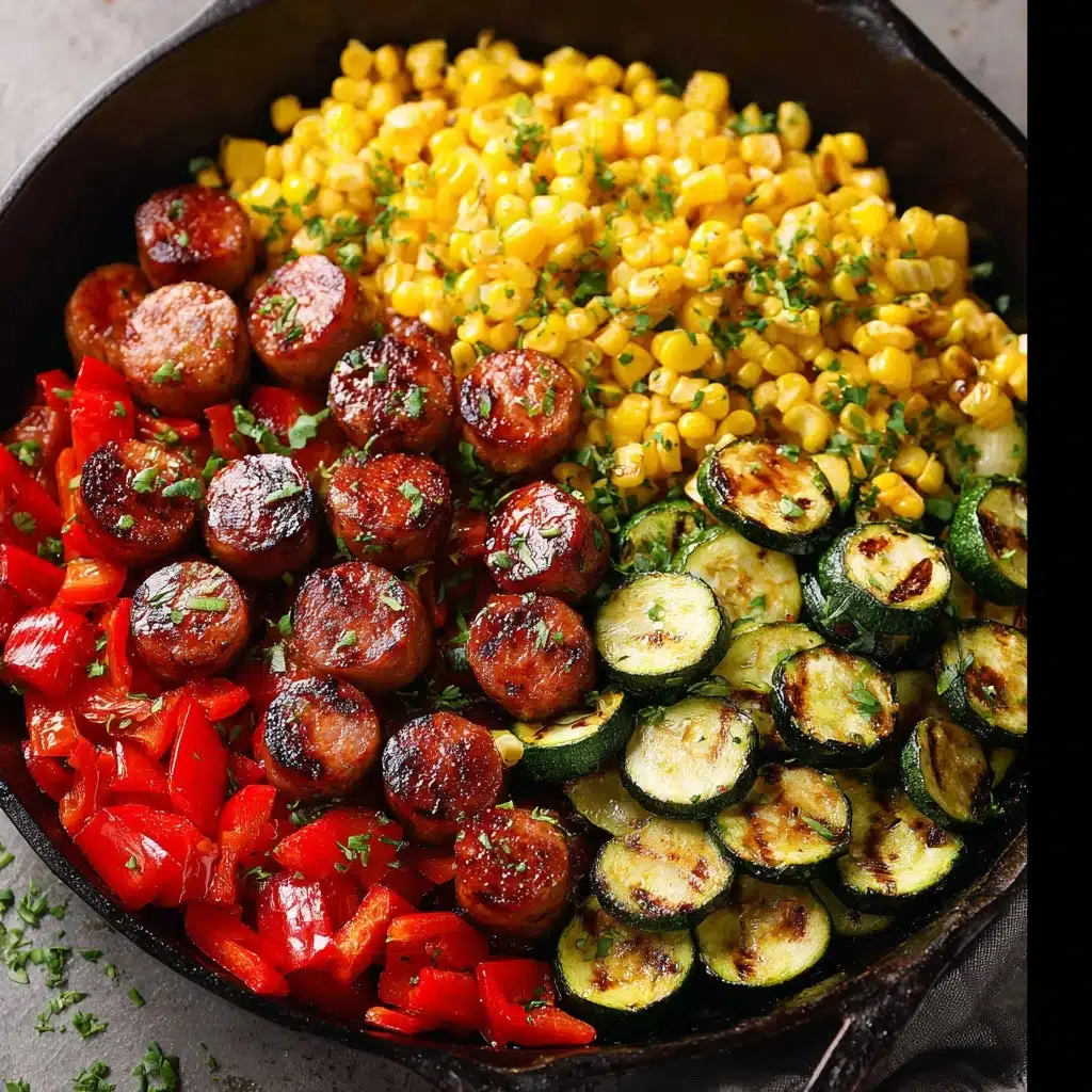 Sausage and Veggies Skillet - 30 Minute, One-Pan Meal Recipe - Recipe Image