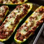 Easy Ground Beef Zucchini Boats (Healthy and Delicious) Recipe