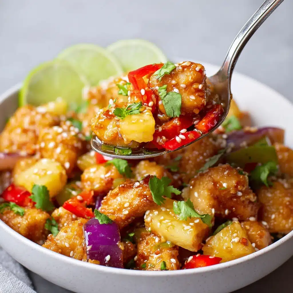 Hawaiian Chicken Sheet Pan Recipe - Recipe Image