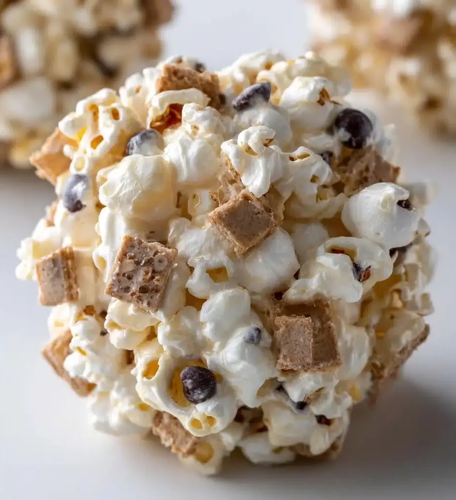 S'mores Popcorn Balls Recipe