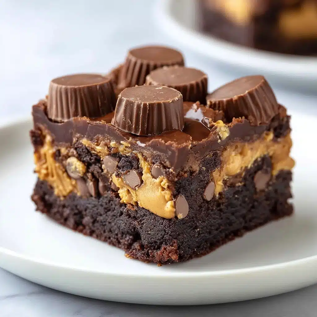 Reese’s Chocolate Peanut Butter Cup Earthquake Cake Recipe