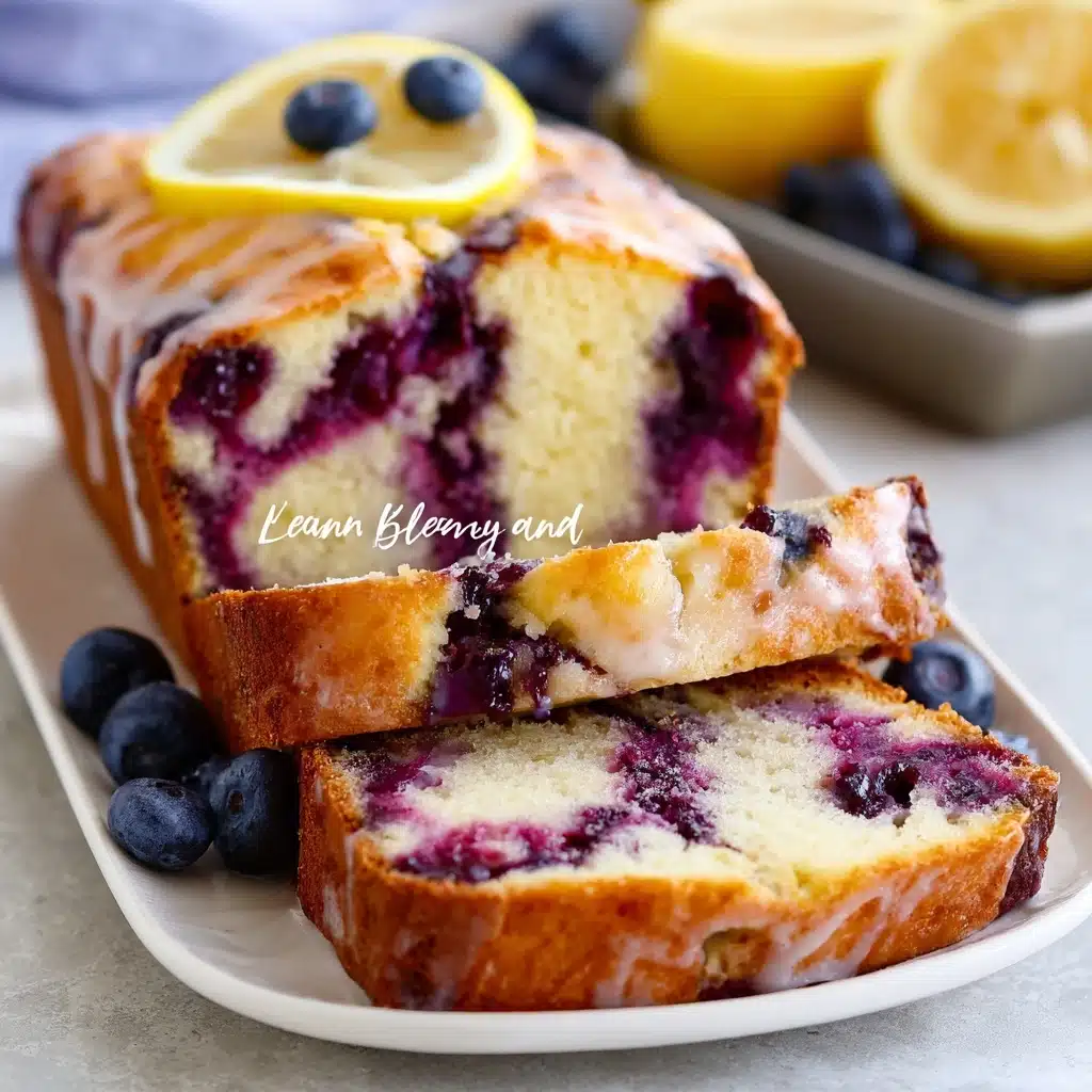Lemon Blueberry Loaf with Lemon Glaze Recipe - Recipe Image