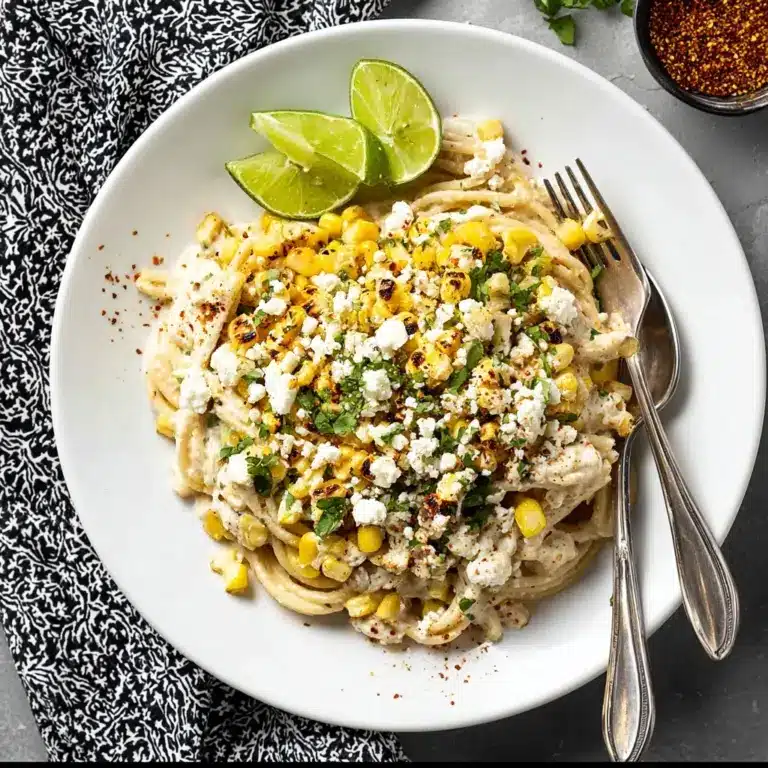 Creamy Street Corn Pasta Salad Recipe