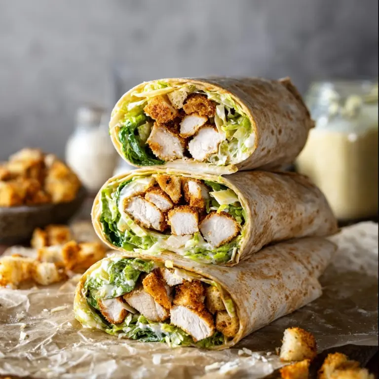 Chicken Caesar Wraps Recipe
