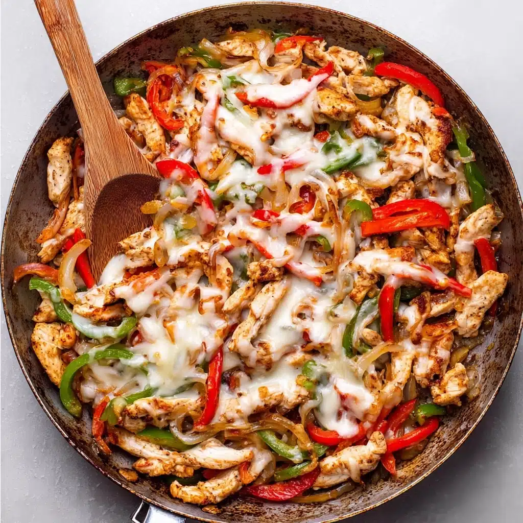 Chicken Cheesesteak Skillet Recipe