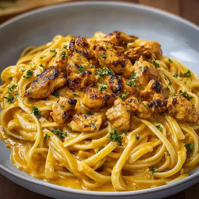 the best Cowboy Butter Chicken Linguine Recipe
