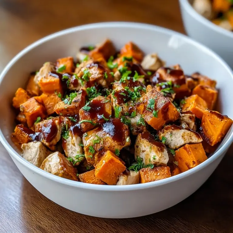 BBQ Chicken Sweet Potato Bowl Recipe