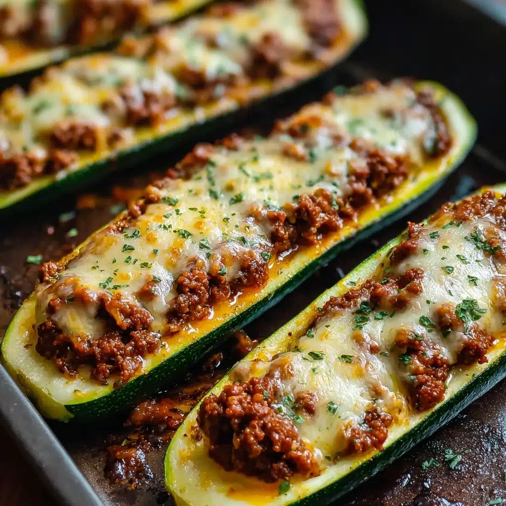 Easy Ground Beef Zucchini Boats (Healthy and Delicious) Recipe - Recipe Image