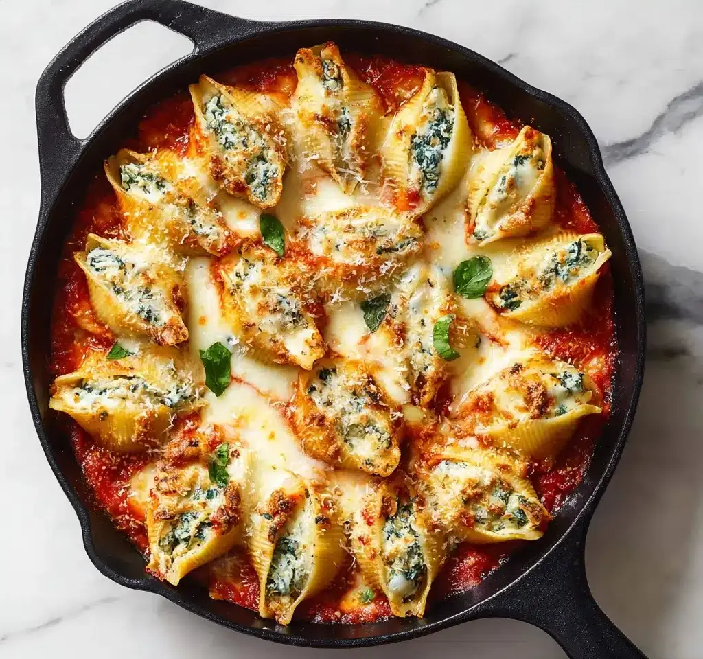Spinach and Ricotta Stuffed Shells Recipe