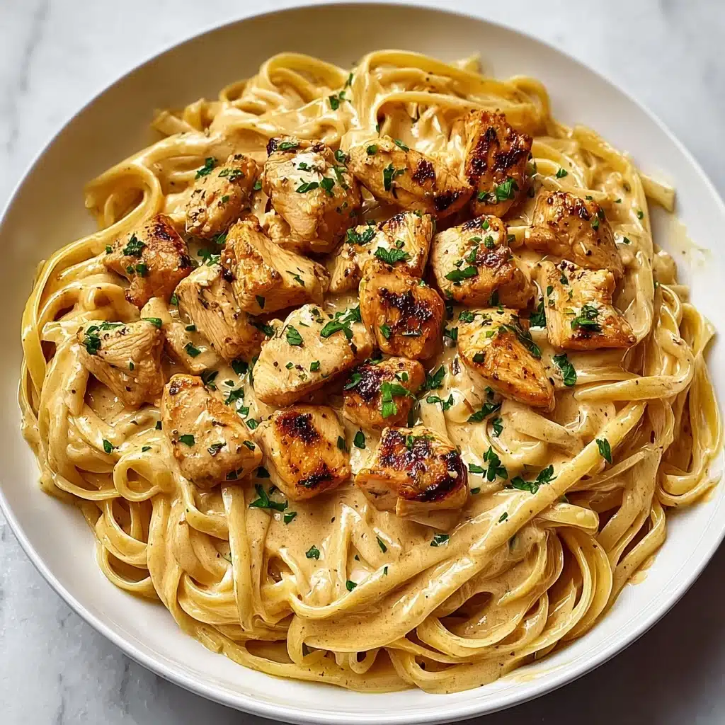the best Cowboy Butter Chicken Linguine Recipe