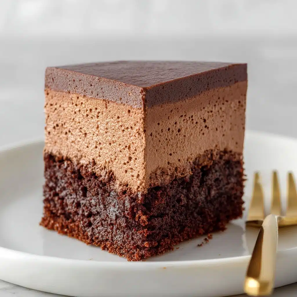 Chocolate Mousse Brownies Recipe - Recipe Image