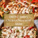 Chicken Cheesesteak Skillet Recipe