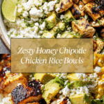 Honey Chipotle Chicken Rice Bowls Recipe
