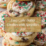 Cake Batter Cookies Sprinkles Recipe