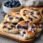 Fluffy Cottage Cheese Blueberry Cloud Bread Recipe
