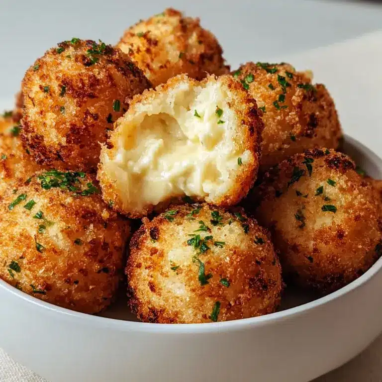 Air Fryer Cheesy Mashed Potato Balls Recipe