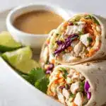 Thai Peanut Chicken Wraps Recipe