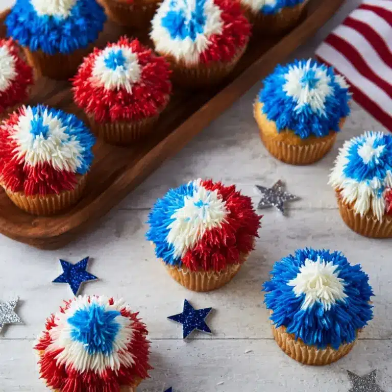 Fun and Festive Firework Cupcakes Recipe