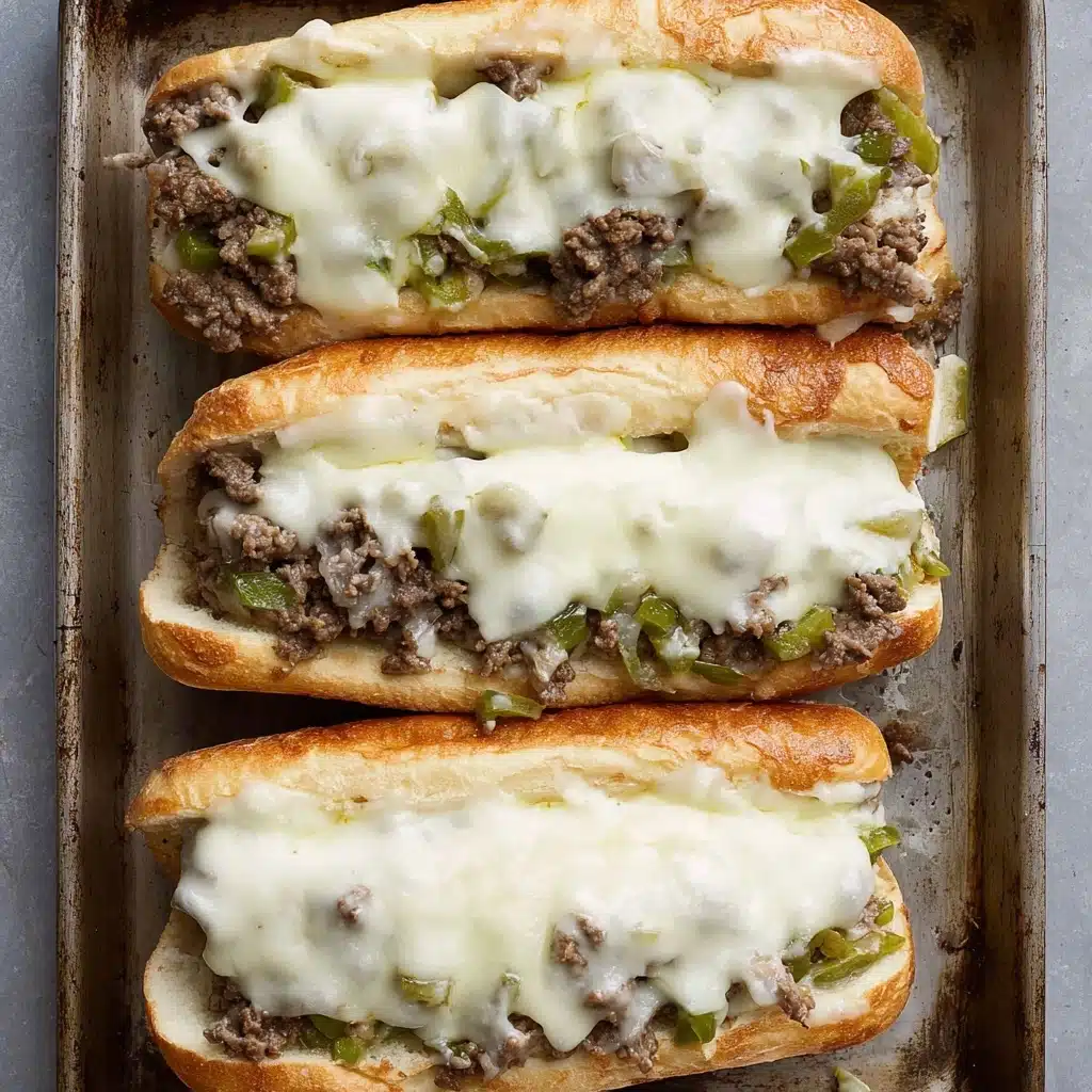 30-Minute Ground Beef Philly Cheesesteak Recipe - Recipe Image
