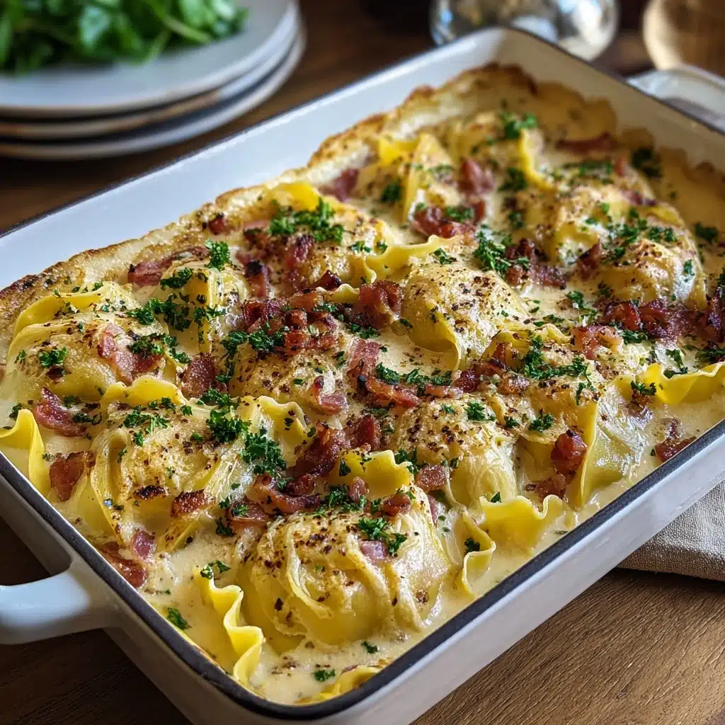 Olive Garden-Inspired Ravioli Carbonara Recipe - Recipe Image