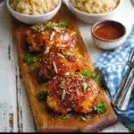 Instant Pot Honey Garlic Chicken Thighs Recipe