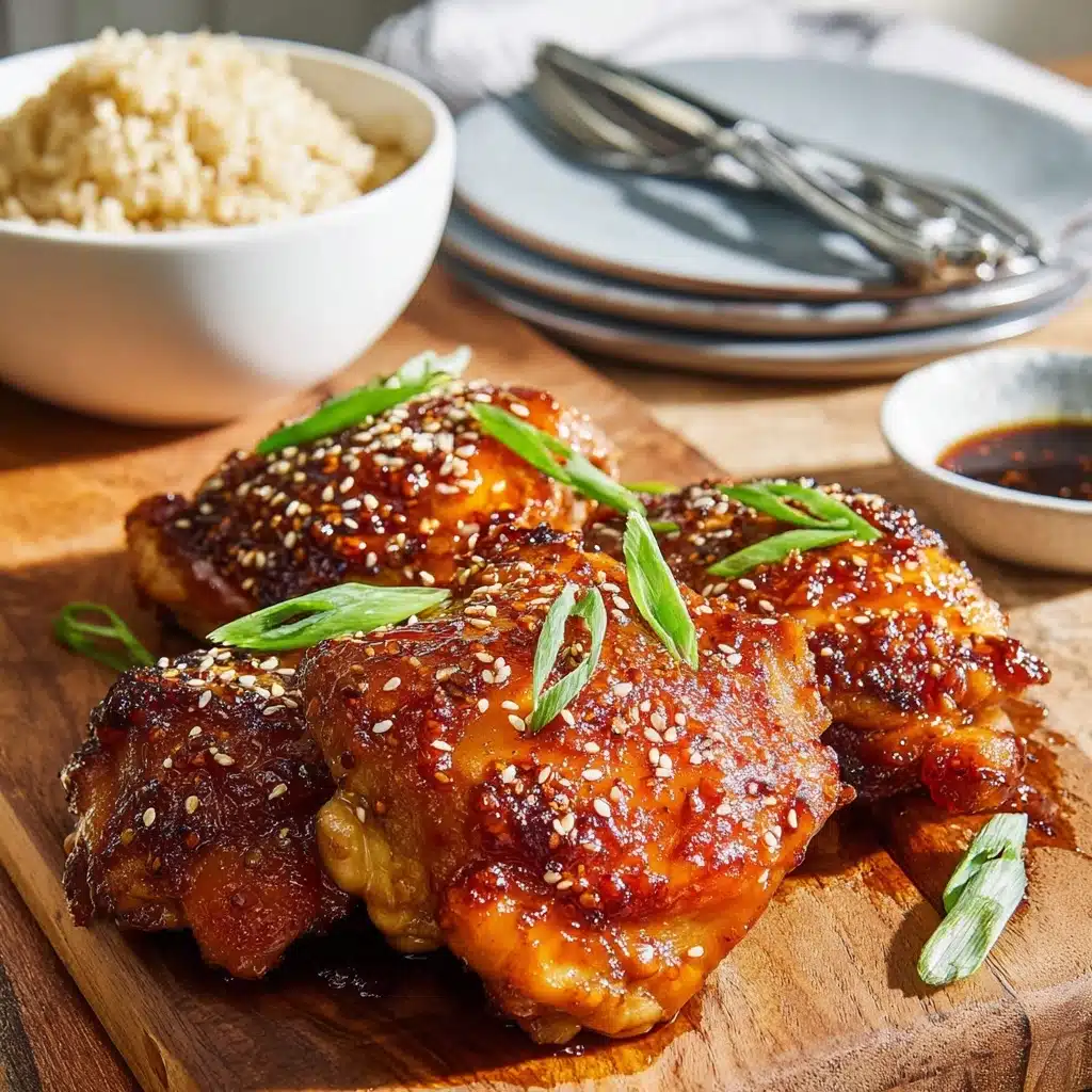 Instant Pot Honey Garlic Chicken Thighs Recipe - Recipe Image