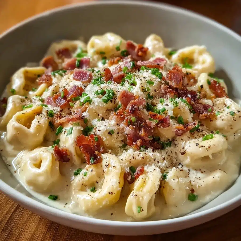 Creamy Tortellini Carbonara Recipe - Recipe Image