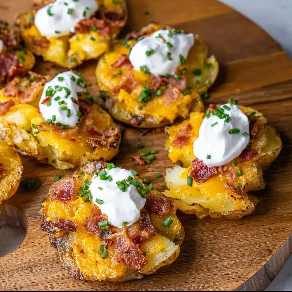 Blackstone Smashed Potatoes Recipe