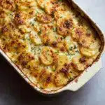Cheesy Garlic Scalloped Potatoes Recipe