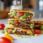 Crunchy Beef Tortilla Folded Wrap Recipe