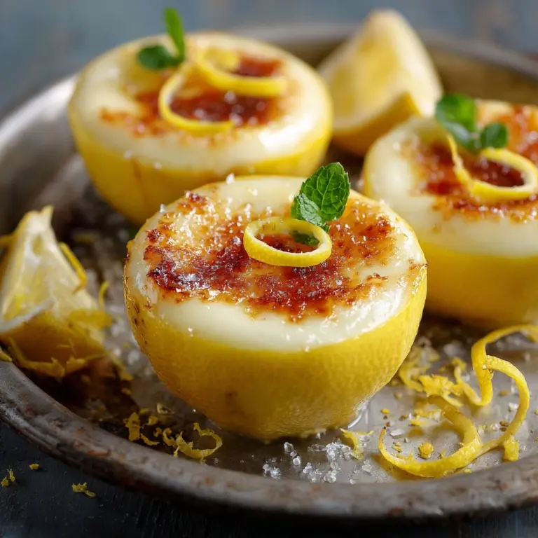 Lemon Posset Brûlée Recipe