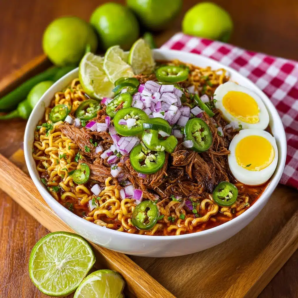 Slow Cooker Beef Ramen Recipe - Recipe Image