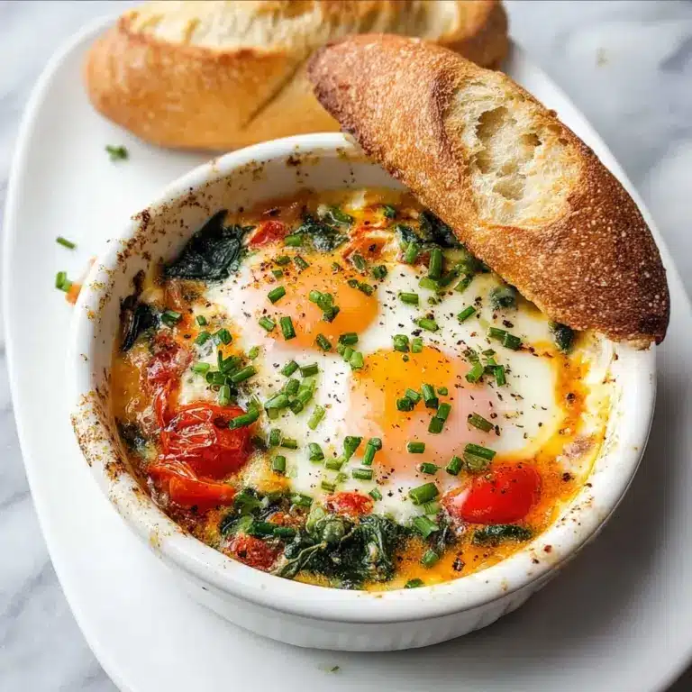 Baked Feta Eggs Recipe