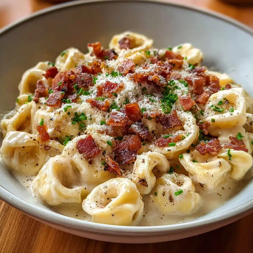 Creamy Tortellini Carbonara Recipe