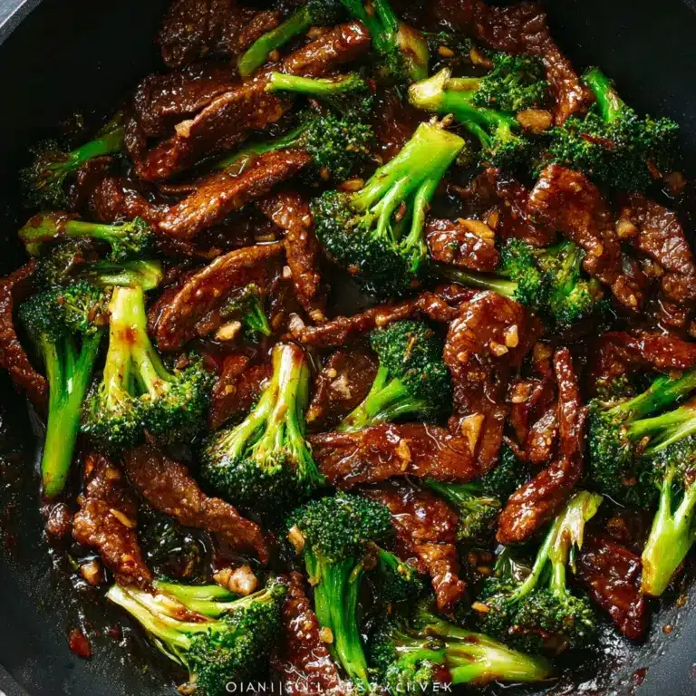 Chinese Beef and Broccoli (牛肉炒西兰花) Recipe
