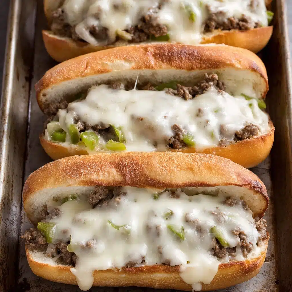 30-Minute Ground Beef Philly Cheesesteak Recipe