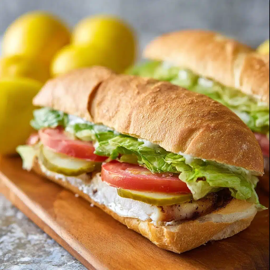 Grilled Walleye Sandwich Recipe