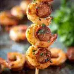 Sausage and Shrimp Kabobs Recipe