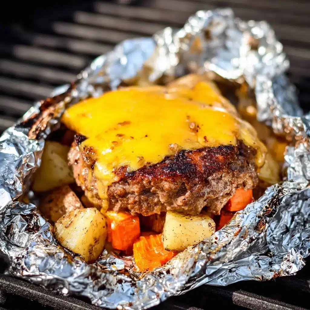 Cheeseburger Hobo Packets Recipe - Recipe Image