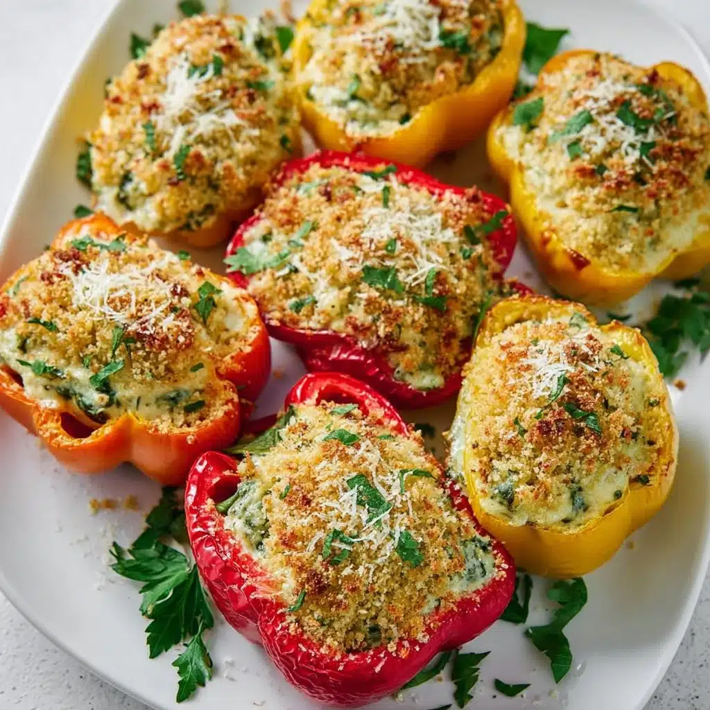 Herby Ricotta Stuffed Peppers Recipe - Recipe Image