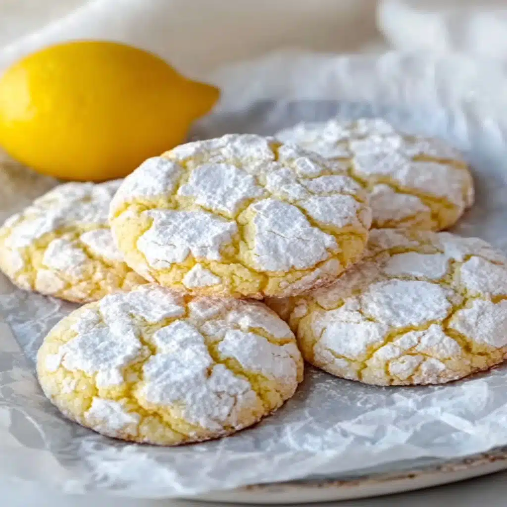 Lemon Crinkle Cookies Recipe