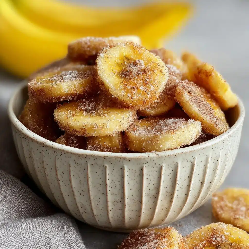 Cinnamon-Sugar Air Fryer Banana Chips Recipe - Recipe Image