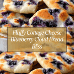 Fluffy Cottage Cheese Blueberry Cloud Bread Recipe
