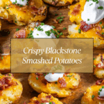 Blackstone Smashed Potatoes Recipe