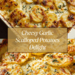 Cheesy Garlic Scalloped Potatoes Recipe