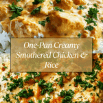 Creamy Smothered Chicken and Rice Recipe