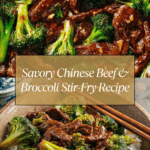 Chinese Beef and Broccoli (牛肉炒西兰花) Recipe